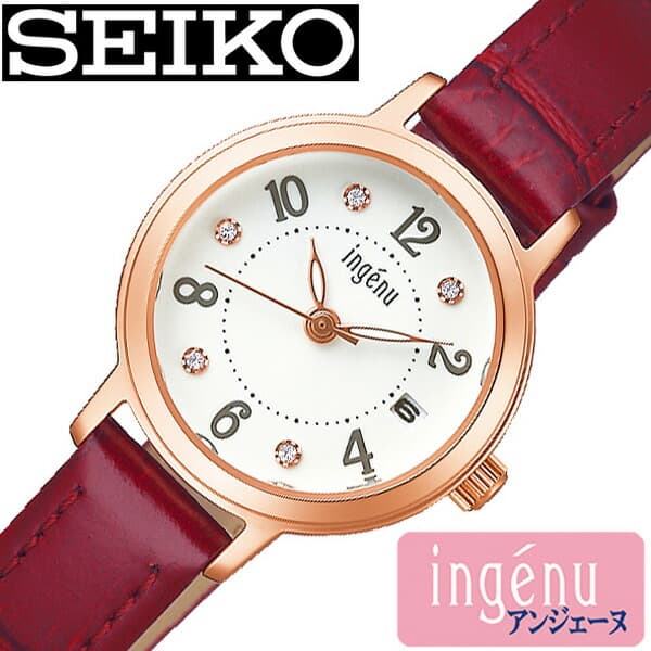 セイコー腕時計 SEIKO時計 SEIKO 腕時計 セイコー 時計 アルバ アンジェーヌ ALBA ingenu レディース ホワイト AHJK446 アナログ ピンクゴールド ラウンド ビジネス カジュアル シンプル人気 かわいい プレゼント 新社会人 入学 卒業 ギフト 旅行