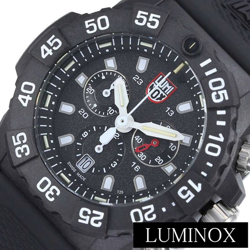 楽天市場 ルミノックス腕時計 Luminox時計 Luminox 腕時計 ルミノックス 時計 ネイビー シール Navy Seal メンズ 男性 ブラック Lm 3581 ブランド ミリタリー クロノ スイス製 ブラックアウト シンプル 防水 誕生日 新生活 プレゼント ギフト 気質アップ Www Faan