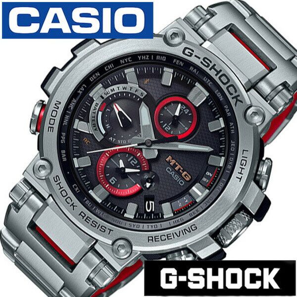 スマートウォッチ カシオ腕時計 CASIO時計 CASIO 腕時計 カシオ ジーショック 時計 エムティージー G-SHOCK MT-G メンズ ブラック CASIO-MTG-B1000D-1AJF MTジー レッド 防水 クロノ MTG-B1000 ソーラー 電波時計 誕生日 プレゼント 新社会人 入学 卒業 ギフト