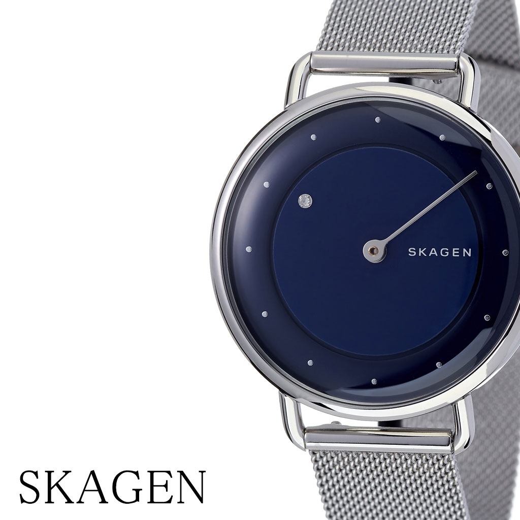 安いそれに目立つ スカーゲン腕時計 Skagen時計 Skagen 腕時計 スカーゲン 時計 ホリゾント Horizont レディース 女性 ネイビー Skw2738 ブランド ペアウォッチ 北欧 シンプル かわいい きらきら シンプル おすすめ メッシュ 新生活 プレゼント ギフト ブランド