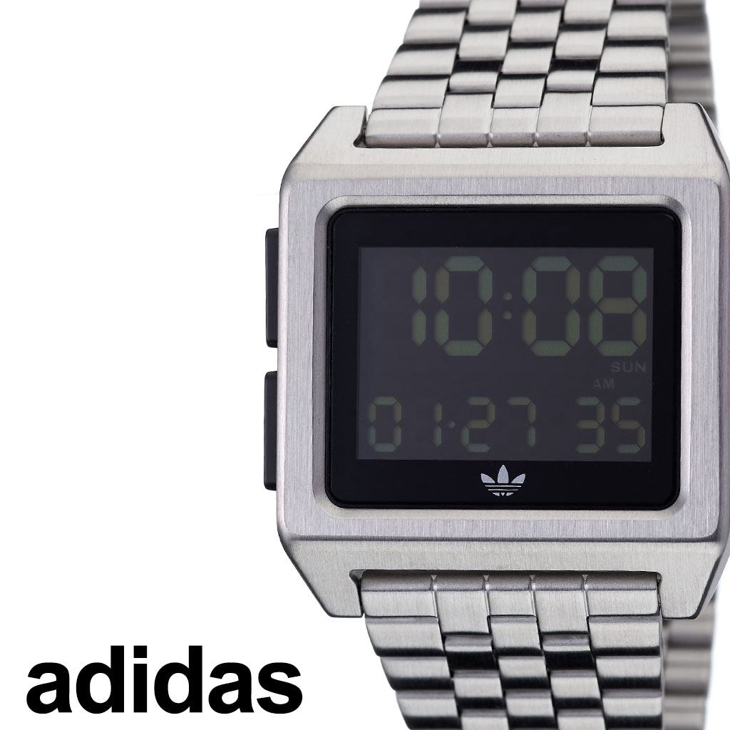 アディダス腕時計 adidas時計 adidas 腕時計 アディダス 時計 アーカイブエム1 ARCHIVE_M1 ペアウォッチ ブラック 黒 Z01-2924-00 ブランド お洒落 スクエア 四角 韓国 ストリート 新生活 プレゼント ホワイトデー ギフト 旅行 遠足 入学 卒業 母の日