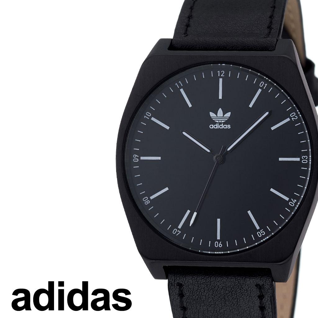 今月限定 特別大特価 アディダス腕時計 Adidas時計 Adidas 腕時計 アディダス 時計 プロセスエル1 Process L1 カップル 男性 女性 メンズ レディース 大きめ ブラック 黒 Z05 756 00 ブランド 革ベルト レザー ラウンド シンプル 新生活 プレゼント ギフト