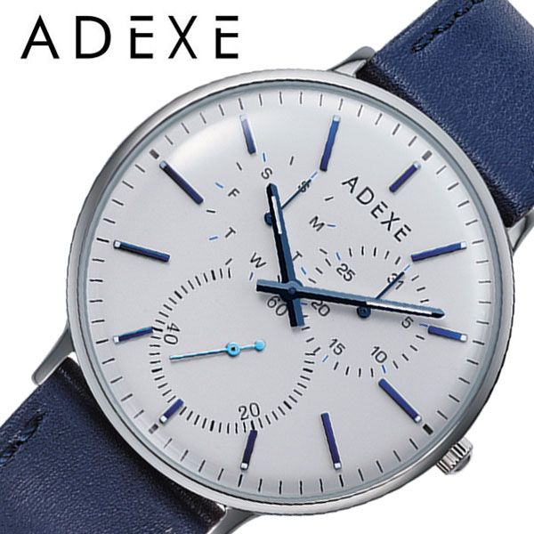 格安人気 アデクス腕時計 Adexe時計 Adexe 腕時計 アデクス 時計 メンズ 白 45c T01 正規品 人気 ブランド おすすめ 防水 革ベルト レザー カレンダー ファッション かっこいい 彼氏 旦那 シンプル カジュアル 仕事 大人 大学生 学生 新生活 プレゼント