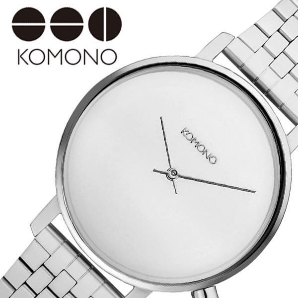 コモノ腕時計 KOMONO時計 KOMONO 腕時計 コモノ 時計 ハーロウ エステート Harlow Estate レディース メンズ シルバー KOM-W4128 正規品 人気 ペアウォッチ デザイン レトロ ミラー 鏡 口紅 用 新生活 プレゼント 新社会人 入学 卒業 ギフト 旅行 遠足