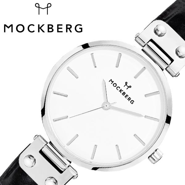 モックバーグ腕時計 MOCKBERG時計 MOCKBERG 腕時計 モックバーグ 時計 Original レディース ホワイト MO121 人気 ブランド 女性用 妻 上品 かわいい 薄型 アクセサリー シンプル 革 シルバー 新生活 プレゼント ホワイトデー ギフト 旅行 入学 母の日