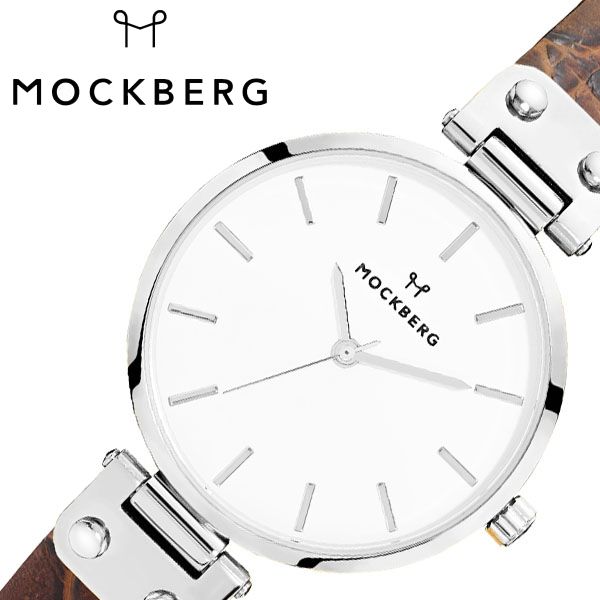 安いそれに目立つ 6 270円引き モックバーグ腕時計 Mockberg時計 Mockberg 腕時計 モックバーグ 時計 Original レディース ホワイト Mo124 正規品 人気 ブランド 女性用 妻 上品 かわいい 薄型 アクセサリー シンプル 革 シルバー 誕生日 新生活 プレゼント