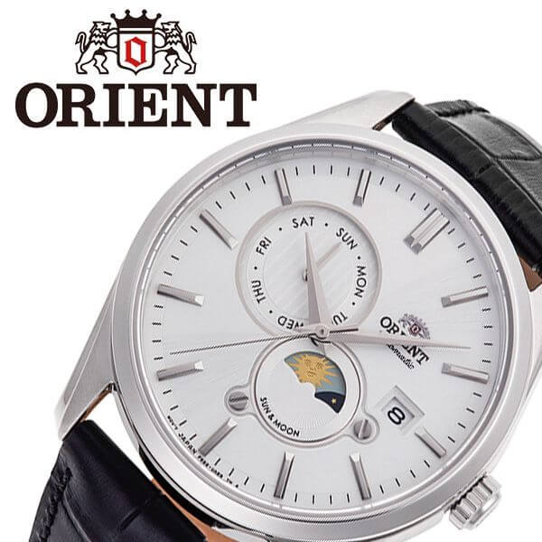 人気が高い オリエント腕時計 Orient時計 Orient 腕時計 オリエント 時計 コンテンポラリー Contemporary メンズ 男性 ホワイト Rn Ak0305s ブランド 防水 正規品 機械式 自動巻き ムーンフェイズ 月 太陽 オシャレ 仕事 新生活 プレゼント ギフト 最安値挑戦 Www