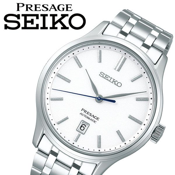 5年保証 セイコー時計 Seiko腕時計 プレザージュ Presage 代 カレンダー 30代 セイコー腕時計 40代 プレゼント 50代 60代 成人式 新社会人 セイコー腕時計 Seiko時計 Seiko 腕時計 セイコー 時計 プレザージュ Presage メンズ ホワイト Sary139 正規品 人気