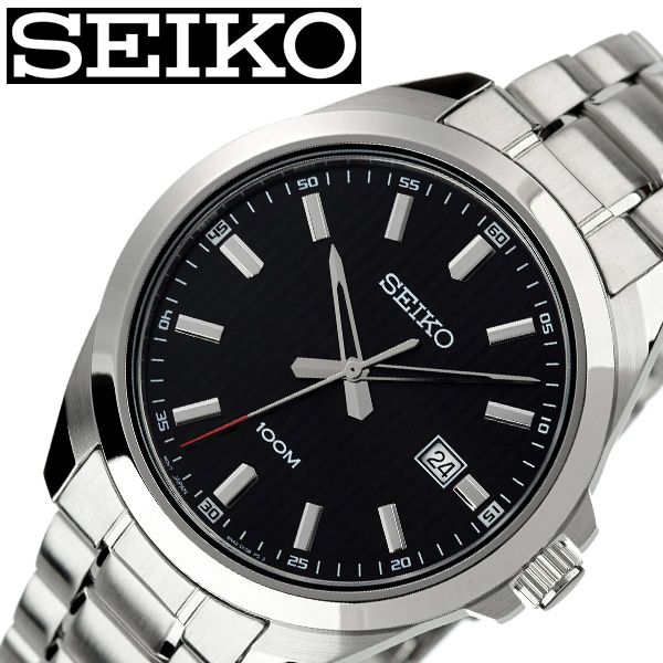 無料長期保証 セイコー腕時計 Seiko時計 Seiko 腕時計 セイコー 時計 メンズ ブラック 黒系 Sur277p1 人気 ブランド おすすめ 防水 ステンレスベルト 限定 社会人 スーツ 仕事 ビジネス時計 カレンダー 彼氏 大人 かっこいい カジュアル 上品 新生活 プレゼント