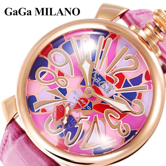 楽天市場 ガガミラノ腕時計 Gagamilano時計 Gaga Milano 腕時計 ガガ ミラノ 時計 マヌアーレ Manuale ユニセックス メンズ レディース マルチカラー Gg 5011mosaico2s 人気 ブランド 高級 イタリア おしゃれ 機械式 手巻き 彼氏 彼女 夫 妻 新生活 プレゼント