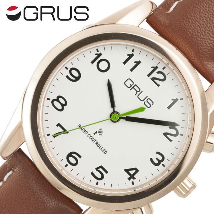 限定価格セール Grs003 04 ホワイト 男性 メンズ 時計 グルス 腕時計 Grus 時計 Grus グルス腕時計 音声で時間をお知らせ ボイス電波時計 ギフト プレゼント 新生活 年配 視覚障がい者用 盲目 弱視者 全盲 音声報知 トーキングウォッチ ボイスウォッチ おすすめ