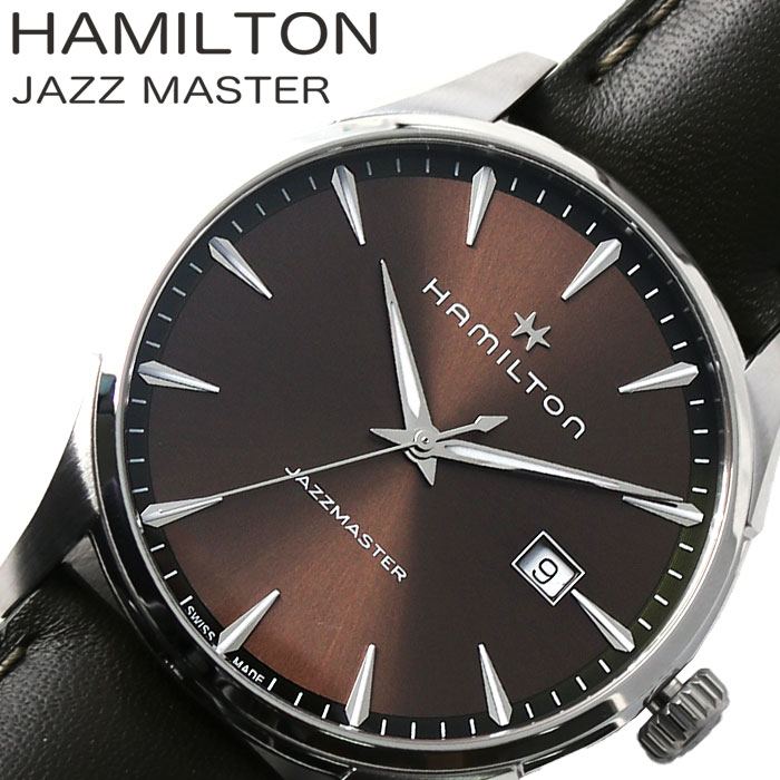 格安 ジャズマスター 時計 ハミルトン 腕時計 Hamilton Hamilton時計 ハミルトン腕時計 ジェント ギフト プレゼント 新生活 上品 フォーマル スーツ おしゃれ シンプル おすすめ ブランド H ブラウン メンズ Gent Jazzmaster H Transcendcleantec Com