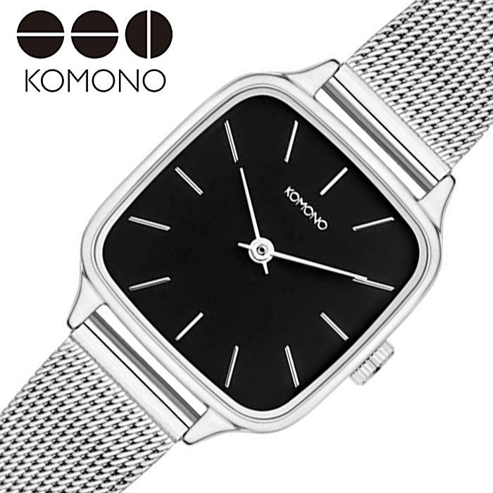 コモノ腕時計 KOMONO時計 KOMONO 腕時計 コモノ 時計 ケイト ロイヤル KATE ROYAL レディース 女性 ブラック KOM-W4256 人気 ブランド カジュアル 個性的 シンプル シック 新生活 プレゼント ホワイトデー ギフト 旅行 遠足 入学 卒業