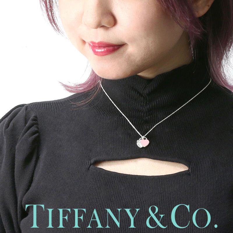 ランキングや新製品 ネックレス ペンダント レディース Tiffany To Return ジュエリー Tiffany Co ネックレス ティファニー トゥ リターン 誕生日 ギフト プレゼント 新社会人 成人式 Tne シルバー925 タグ ハート ダブル ミニ ペンダント シンプル