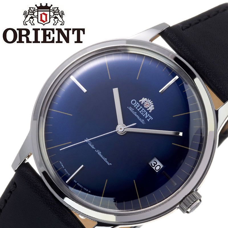 開店祝い オリエント腕時計 Orient時計 Orient 腕時計 オリエント 時計 バンビーノ クラシック Bambino Classic メンズ ブルー Orw Fac0000dd0 ブランド 就活時計 防水 レトロ クラシカル 自動巻き 機械式 レザー 革ベルト 記念日 新生活 プレゼント ギフト 人気no 1