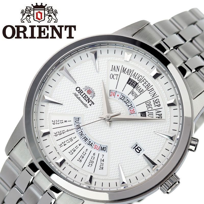 楽天市場 オリエント腕時計 Orient時計 Orient 腕時計 オリエント 時計 父の日 メンズ ホワイト Orw Feu0a003wh ブランド 就活時計 人気 海外モデル 防水 日付カレンダー レトロ クラシカル 自動巻き 機械式 ステンレス ベルト ビジネス 仕事 誕生日 プレゼント 記念日