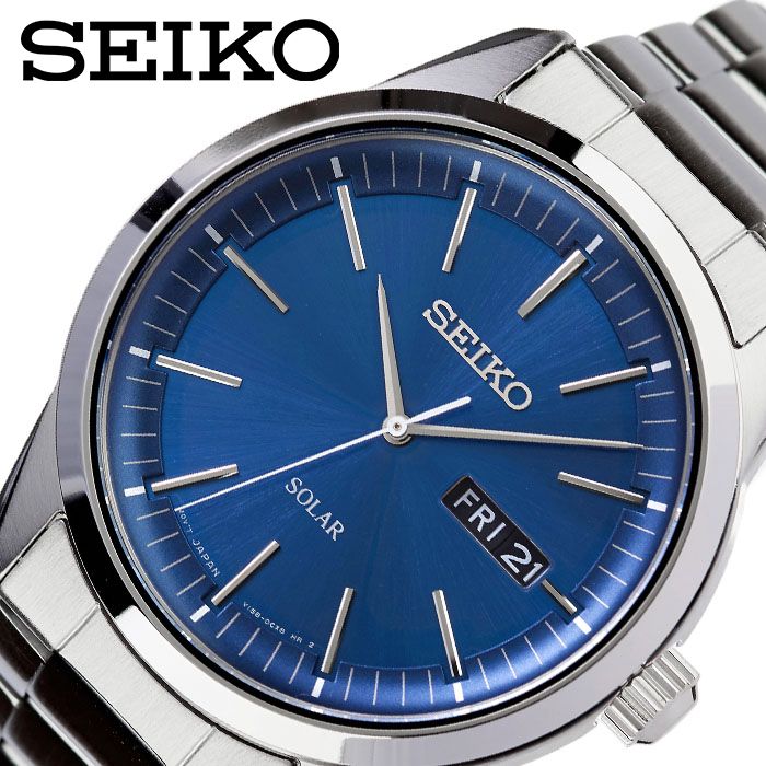 楽天市場 セイコー腕時計 Seiko時計 Seiko 腕時計 セイコー 時計 メンズ ブルー Seikow Sne525p1 人気 ブランド おすすめ 防水 逆輸入 社会人 スーツ フォーマル ビジネス おしゃれ カジュアル スタイリッシュ クリスマス プレゼント ギフト ブランドアクセと 腕時計