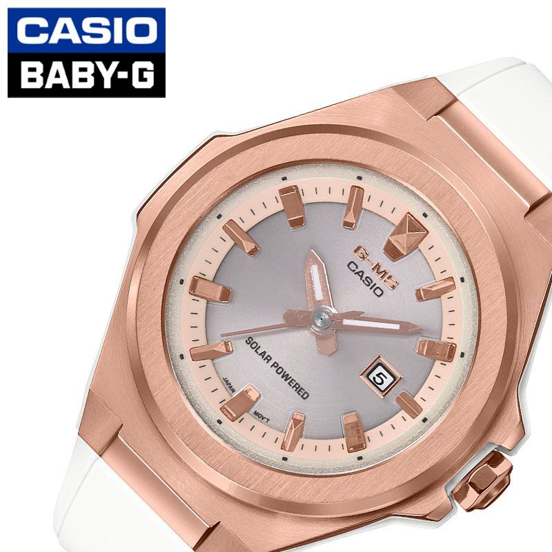 独創的 カシオ腕時計 Casio時計 Casio 腕時計 カシオ 時計 ベビージー Baby G レディース ピンク Msg S500g 7a2jf おすすめ 人気 ソーラー かわいい ピンクゴールド ホワイト 華奢 カジュアル スポーツ アウトドア 新生活 プレゼント ギフト 代引不可