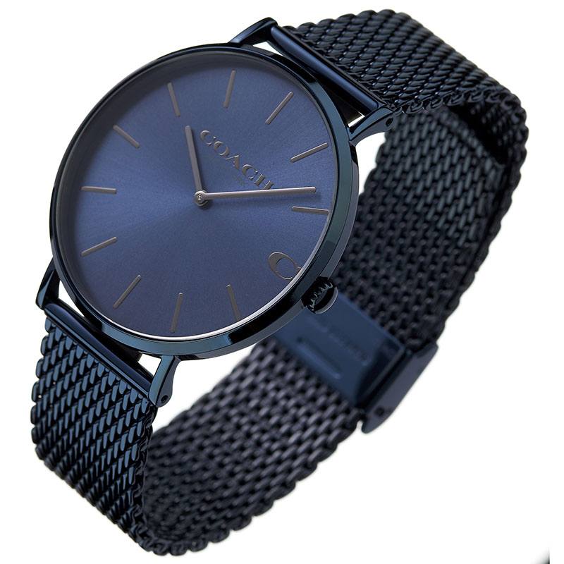 楽天1位 コーチ 腕時計 Coach 時計 メンズ 男性 ネイビー Co 人気 ブランド おすすめ かっこいい メタル ロゴ ビジネス オフィス カジュアル シンプル 上品 大人 男性 彼氏 夫 旦那 誕生日 記念日 ファッション 新生活 プレゼント ギフト 保証書付