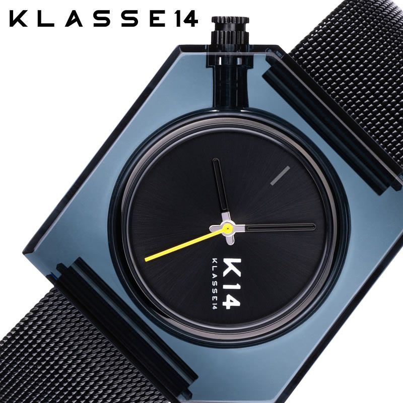 クラス14腕時計 KLASSE14時計 KLASSE 14 腕時計 クラス 時計 イレギュラリー スクエア マリオ ノービル IRREGULARLY SQUARE Mario Nobile 40mm メンズ レディース 女性 ブラック WKF20BK001M 個性的 デザイナーズ 大学生 プレゼント ホワイトデー ギフト