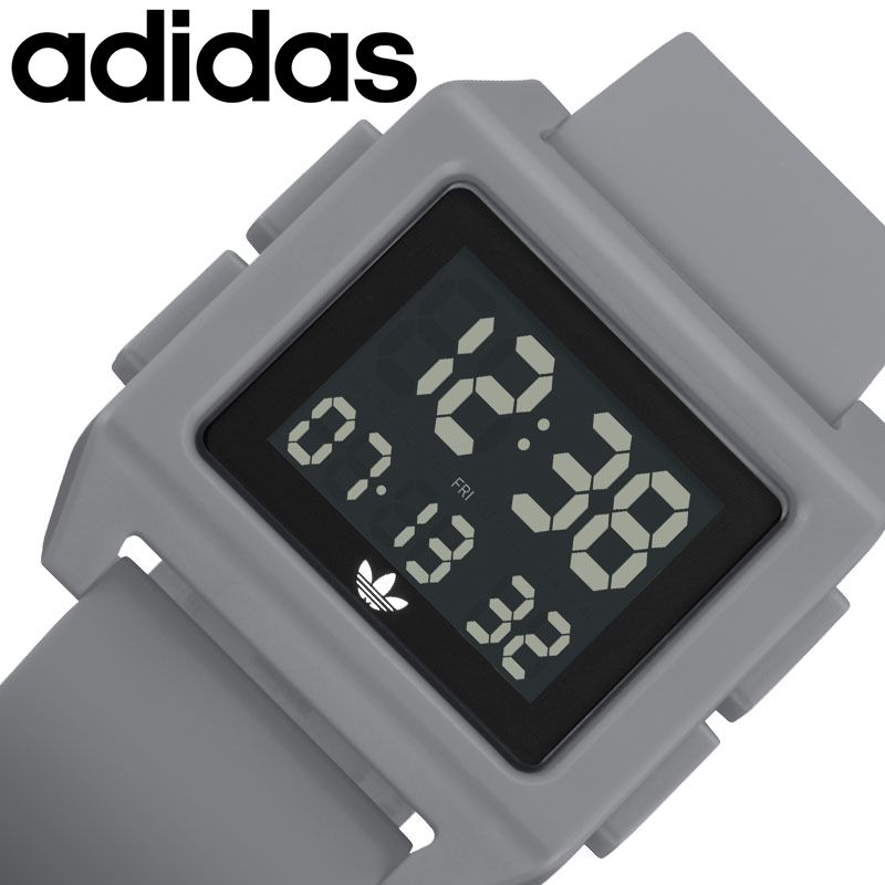 楽天市場 Adidasoriginals 腕時計 アディダスオリジナルス 時計 アーカイブエスピー1 Archive Sp1 Z15 145 00 メンズ 男性 レディース 女性 デジタル 人気 ブランド おしゃれ スクエア ブラック グレー メタル 防水 スポーツ カップル ペア 陸上競技 新生活 プレゼント