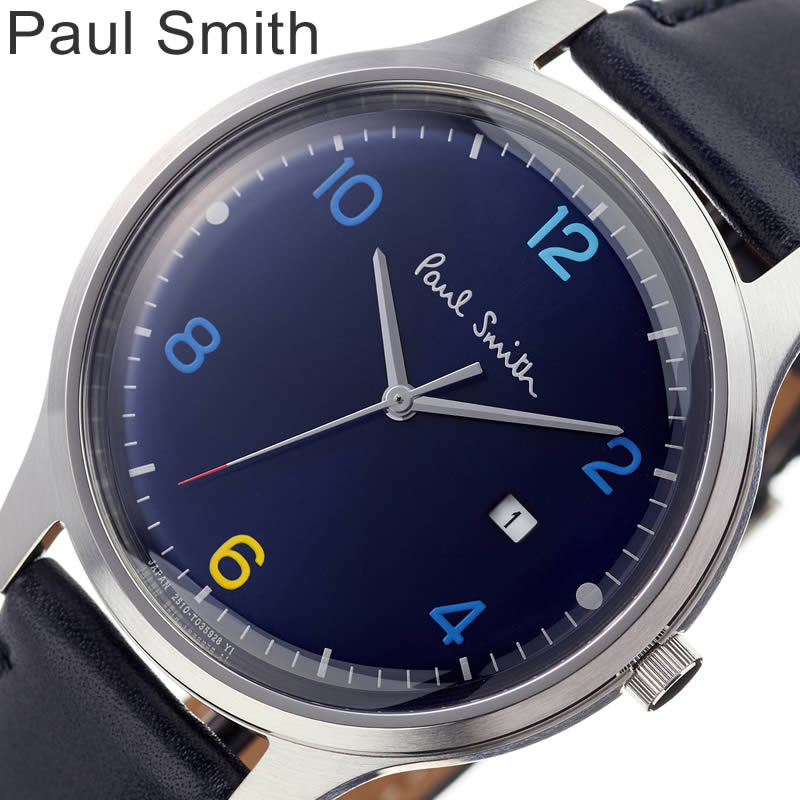 とっておきし福袋 時計 スミス ポール 腕時計 Smith Paul Paulsmith時計 ポールスミス腕時計 ザ ギフト プレゼント 新生活 イギリス シンプル オシャレ おすすめ ブランド トレンド 高級 人気 5 415 70 ネイビー 男性 メンズ City The シティ 5 415 70