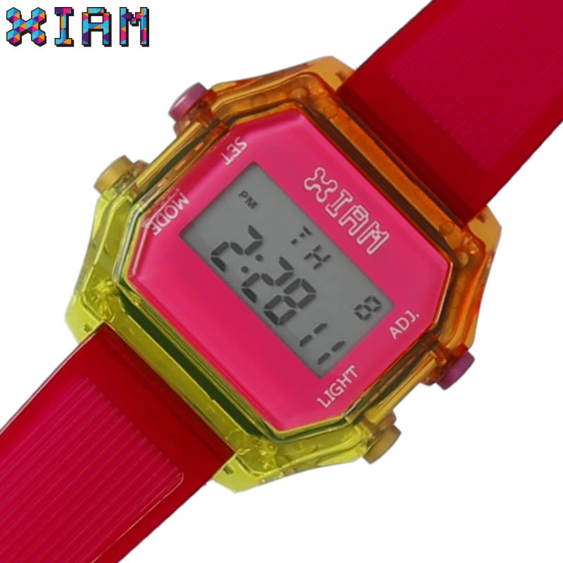アイアムザウォッチ腕時計 I am the watch時計 watch 腕時計 アイアムザウォッチ 時計 レディース 女性 ピンク IAM-KIT549 人気 ブランド レトロ カラフル かわいい 親子 キッズ 子ども ペア お揃い プレゼント ホワイトデー ギフト 新生活 入学 卒業 母の日