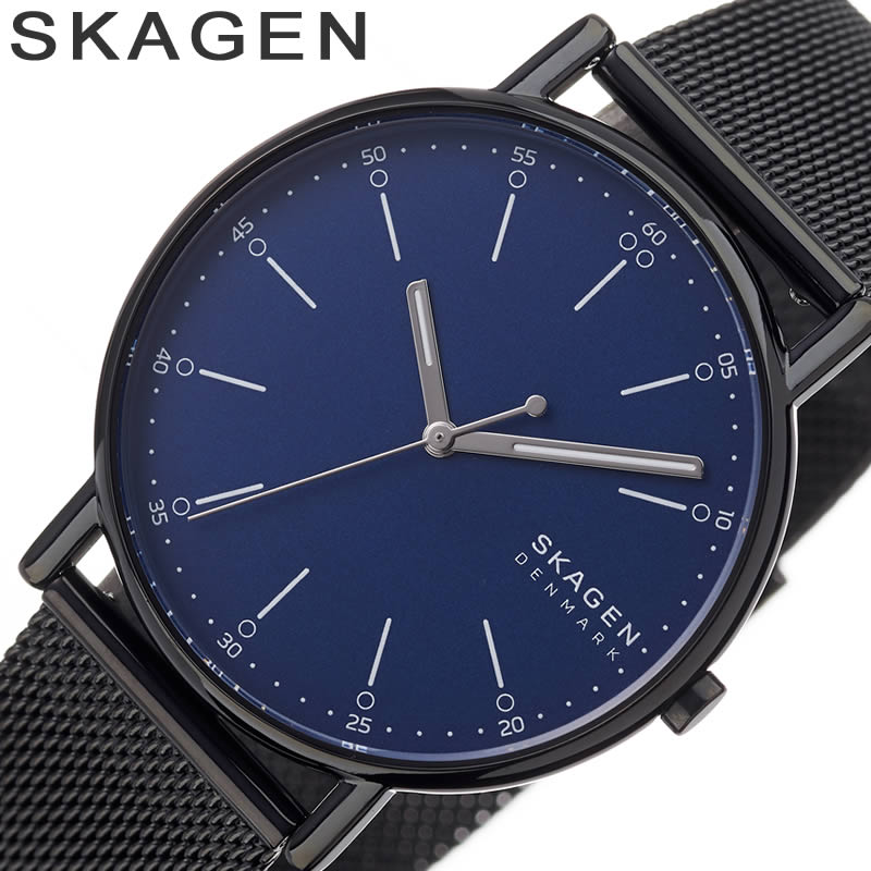 受賞店舗 スカーゲン腕時計 Skagen時計 Skagen 腕時計 スカーゲン 時計 シグネチャー Signatur ユニセックスネイビー Skw6655 人気 かわいい 北欧 ラウンド アナログ シンプル カジュアル ブランド ファッション 学生 大学生 新生活 プレゼント ギフト 公式の Www
