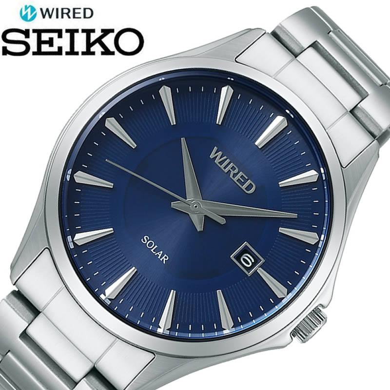 爆安プライス 2月6日発売 電池交換不要 5年保証 セイコー腕時計 Seiko時計 Seiko 腕時計 セイコー 時計 ワイアード ニュースタンダード ソーラーモデル Wired New Standard Solar Model メンズ ブルー 人気 ブランド 高い素材 Timesofbahrain Com