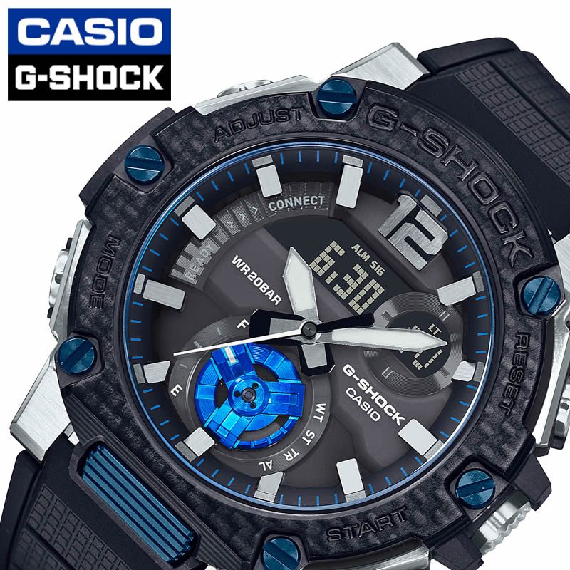 楽天1位 Casio 腕時計 カシオ 時計 Gショック Gスティール G Shock G Steel メンズ 液晶 Gst 00xa 1ajf タフソーラー 人気 ブランド ジースチール カーボン 防水 頑丈 タフ ショックレジスト モバイルリンク Bluetooth 連携 ビッグフェイス 大きめ プレゼント