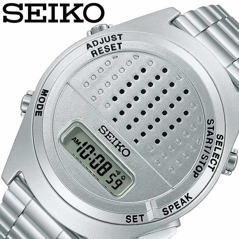 安い 5年保証 セイコー腕時計 Seiko時計 Seiko 腕時計 セイコー 時計 音声デジタルウオッチメンズ シルバー Sbjs013 正規品 ファッション 音声 デジタル プレゼント ギフト 人気 ブランド 国際ブランド Neostudio Ge