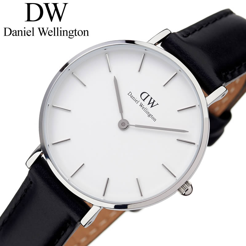 超人気 ダニエルウェリントン腕時計 Danielwellington時計 Daniel Wellington 腕時計 ダニエル ウェリントン 時計 プチ シェフィールド シルバー 32mm Petite Sheffield Silver レディース ホワイト Dw 北欧 Dw ペア シンプル クラシック プレゼント ギフト