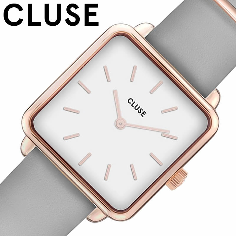 お1人様1点限り クルース腕時計 Cluse時計 Cluse 腕時計 クルース 時計 ラ テトラゴン La Tetragone レディース ホワイト Cw スクエア 四角 正方形 かわいい ブランド 人気 正規品 Sns人気 映え デザイン 女性 彼女 大学生 高校生 誕生日 お祝い
