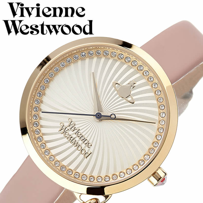 早割クーポン Vivienne Westwood 腕時計 ヴィヴィアン ウエストウッド 時計 レディース 女性 ホワイト Vv139whpk 人気 ブランド 防水 ビビアン ウェストウッド ベルト チャーム シンプル 上品 クラシカル レトロ オシャレ 可愛い スーツ 仕事 オフィス プレゼント