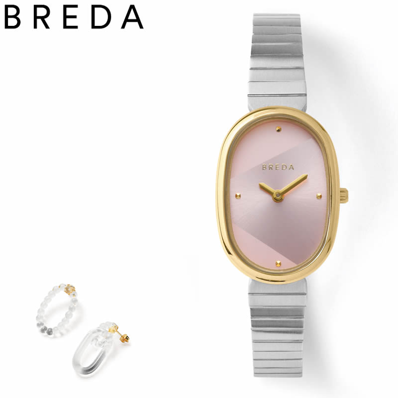 HARIOアクセセット ブレダ 腕時計 ジェーン BREDA JANE 女性 ピンク シルバー 時計 BREDA-1741H-HH 人気 ブランド 流行 かわいい 韓国 シンプル インスタ 話題 大学生 淡色 女子 ミニマル コラボ 彼女 記念日 お祝い プレゼント ホワイトデー ギフト 母の日