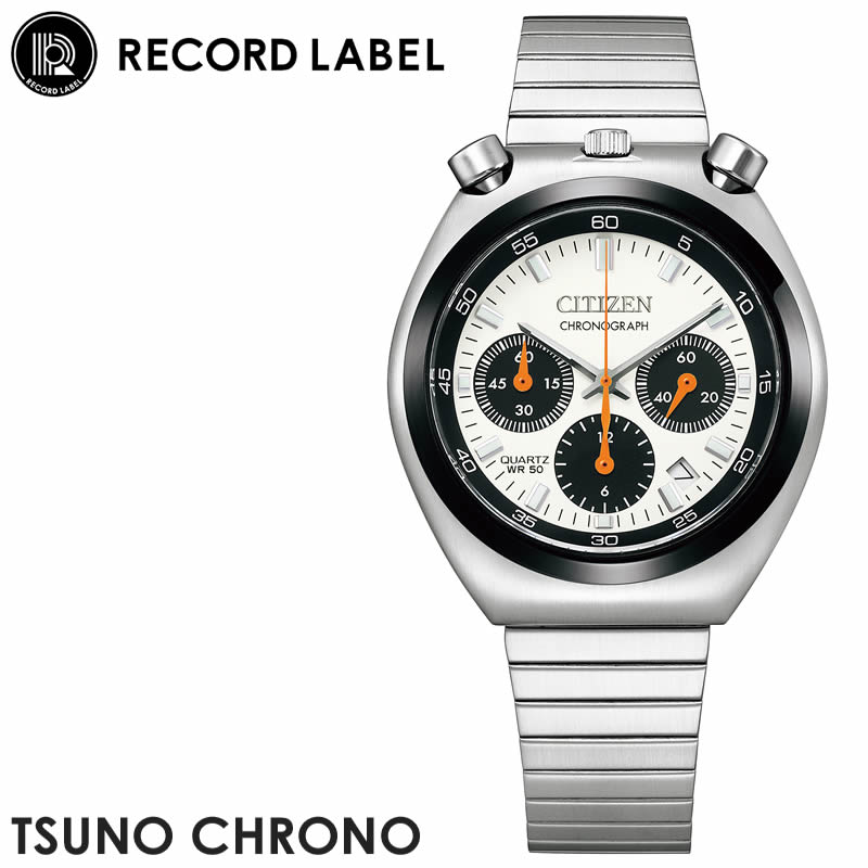 お父さんへのプレゼント シチズン 腕時計 CITIZEN COLLECTION 時計 レコードレーベル ツノクロノ ブルヘッド RECORD LABEL TSUNO CHRONO 男性 向け メンズ AN3660-81A 人気 ブランド プレゼント 新社会人 入学 卒業 ギフト 旅行 遠足 新生活 父の日｜ブランドアクセと腕時計のカプセル