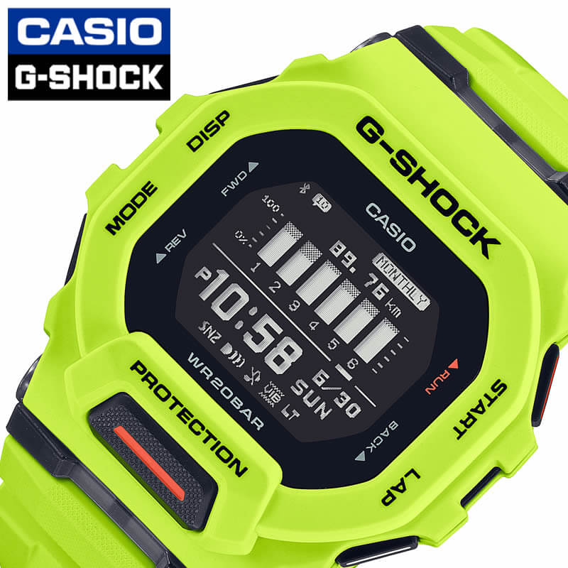 G-SHOCK ジーショック 腕時計 カシオ CASIO 時計 GSHOCK Gショック ジースクアッド G-SQUAD 男性 向け メンズ GBD-200-9JF 人気 ブランド アウトドア キャンプ スポーツ レジャー 彼氏 お父さん 父 誕生日 プレゼント 新社会人 入学 卒業 ギフト 旅行