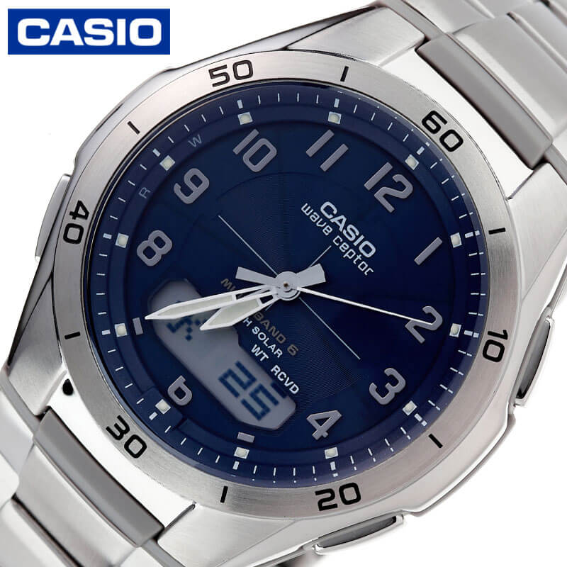 CASIO カシオ カシオ腕時計 ウェーブセプター wave ceptor waveceptor ブランド メンズ ソーラー 電波 ソーラー電波 電波ソーラー 電波時計 ソーラー腕時計 アナログ アナデジ 日付 カレンダー 仕事 新社会人 社会人 高校生 大学生 おしゃれ 父 父親 お父さん ホワイトデー 14,972円