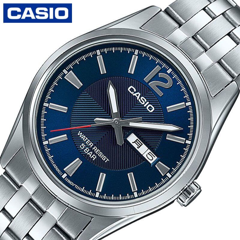 カシオ 腕時計 CASIO 時計 スタンダード STANDARD メンズ CASIO-MTP-1335DJ-2AJF 男性 ブルー シルバー クォーツ おすすめ おしゃれ ブランド 誕生日 プレゼント 新社会人 入学 卒業 ギフト 祝い 父 父親 お父さん 夫 旦那 彼氏