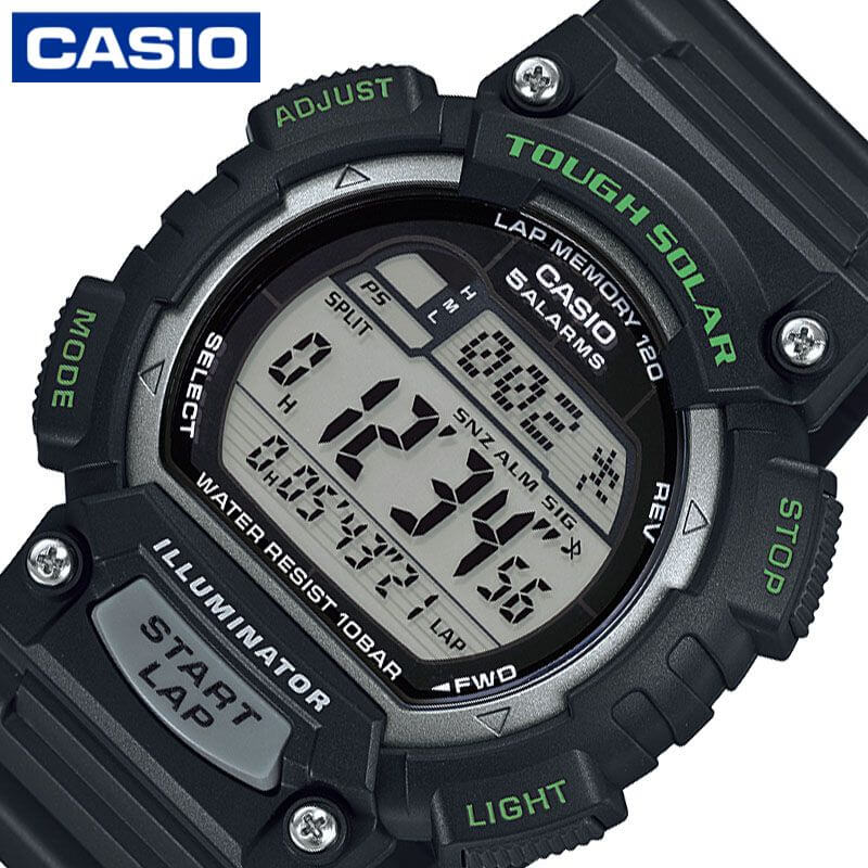 カシオ 腕時計 CASIO 時計 スポーツ ギア SPORTS GEAR メンズ CASIO-STL-S100H-1AJH 男性 ブラック 液晶 ソーラークォーツ 人気 ブランド 誕生日 新社会人 入学 卒業 ギフト 祝い 父 父親 お父さん 夫 旦那 彼氏 旅行 遠足 新生活