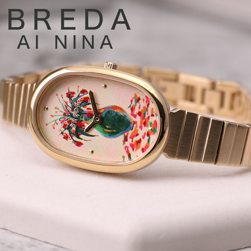 ブレダ 腕時計 BREDA 時計 ジェーン 藍 にいな JANE × AI NINA レディース BREDA-1741AININA-GD 女性 ベージュ ゴールド Special Edition ブランド プレゼント ホワイトデー ギフト アンティーク デザイン 小ぶり 華奢 小さい 彼女 妻 奥さん 記念日 20,075円