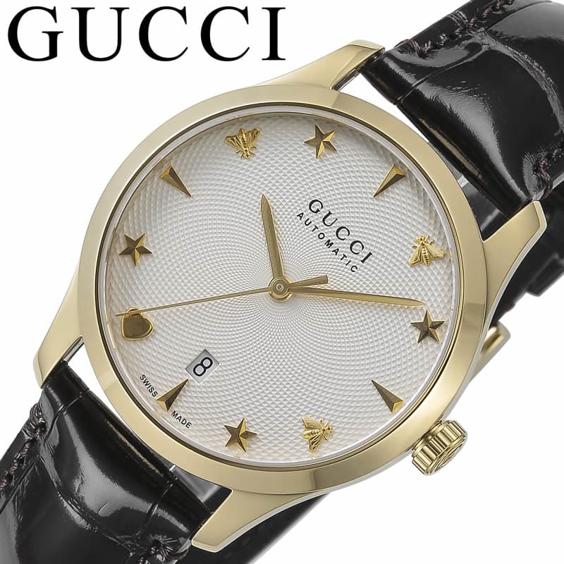 GUCCI アナログ時計 ブラックダイヤル グッチ/Gucci/時計/I-グッチ/YA114207/デジタルダイアル