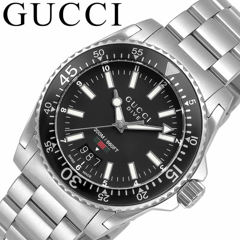楽天市場】グッチ 腕時計 GUCCI 時計 ダイヴ DIVE メンズ YA136301A 