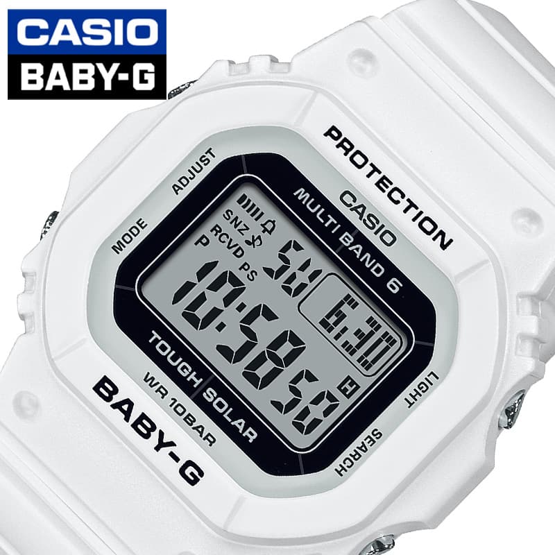 カシオ 腕時計 CASIO 時計 ベビージー ベビーG レディース BGD-5650-7JF 女性 ホワイト デジタル シンプル タフソーラー ブランド プレゼント 小さめ 小さい 小ぶり かわいい 軽量 定番 新社会人 入学 卒業 ギフト 防水 アウトドア キャンプ フェス 頑丈 母の日 12,197円