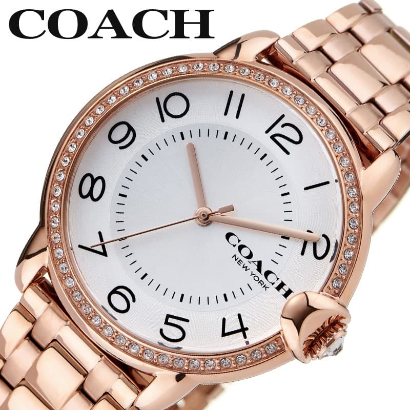 コーチ 腕時計 COACH 時計 アーデン ARDEN レディース14503809 女性 シルバー ローズゴールド カワイイ きれいめ 大人 デート おでかけ 高級 ブランド 小さめ ちいさめ おすすめ おしゃれ プレゼント 新社会人 入学 卒業 ギフト