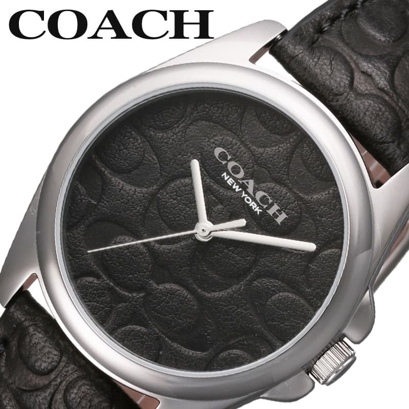 コーチ 腕時計 COACH 時計 グレイソン GREYSON レディース ブラック ラグジュアリー カジュアル ファッション デート シンプル お出かけ 大学 アナログ かわいい CO-14504142 おしゃれ ブランド プレゼント ホワイトデー ギフト 節目 お祝い