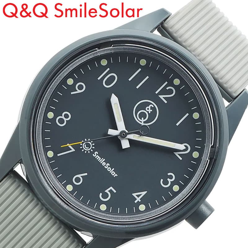 シチズン 腕時計 Q&Q 時計 軽い ソーラー 防水 スマイルソーラー Smile Solar 旅する時計 Series 4 RP20J006 グレー グレイ かわいい 小さい 女の子 男の子 子供 キッズ レディース 家事 おすすめ おしゃれ ブランド プレゼント 新社会人 入学 卒業 ギフト 母の日