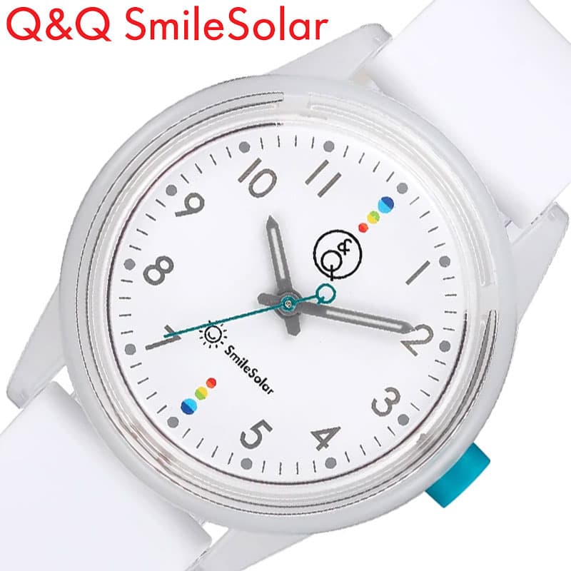 シチズン 腕時計 Q&Q 時計 軽い ソーラー 防水 スマイルソーラー Smile Solar マッチングスタイル RP26-009 ホワイト SERIES 2 ホワイトかわいい 小さい 女の子 男の子 子供 キッズ レディース 家事 おすすめ ブランド プレゼント 新社会人 入学 卒業 ギフト 母の日