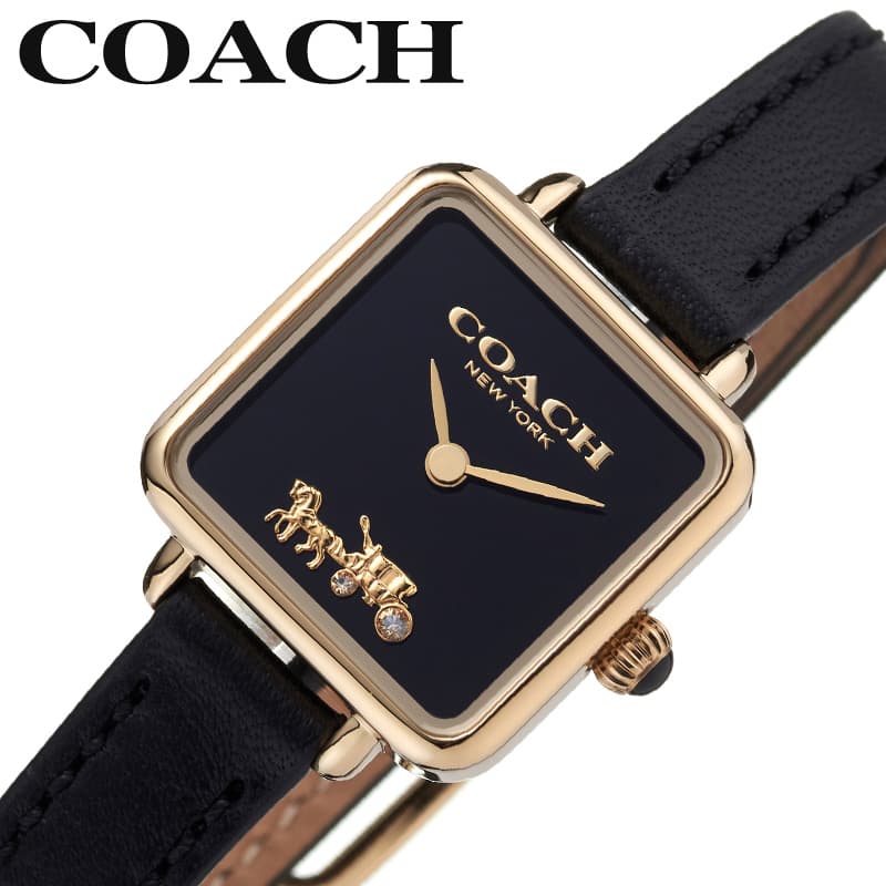 【最大9,570円引き】【24%OFF】 コーチ 腕時計 COACH 時計 キャス CASS レディース 14504225 女性 ブラック シンプル 薄型 軽量 上品 高級 可愛い かわいい 綺麗 きれい 彼女 恋人 嫁 奥さん 娘 おすすめ おしゃれ ブランド プレゼント ホワイトデー ギフト 母の日|ブランドアクセと腕時計のカプセル