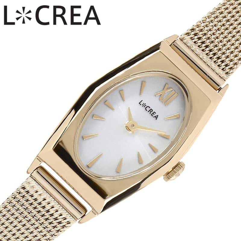ルクレア 腕時計 LCREA 時計 オヴァール レディース ゴールド ソーラー ビジネス 女性 電池交換不要 日本製 かわいい ファッション made in japan高級感 エレガンス ブランド プレゼント 新社会人 入学 卒業 ギフト LC2003-GPMGP 母の日